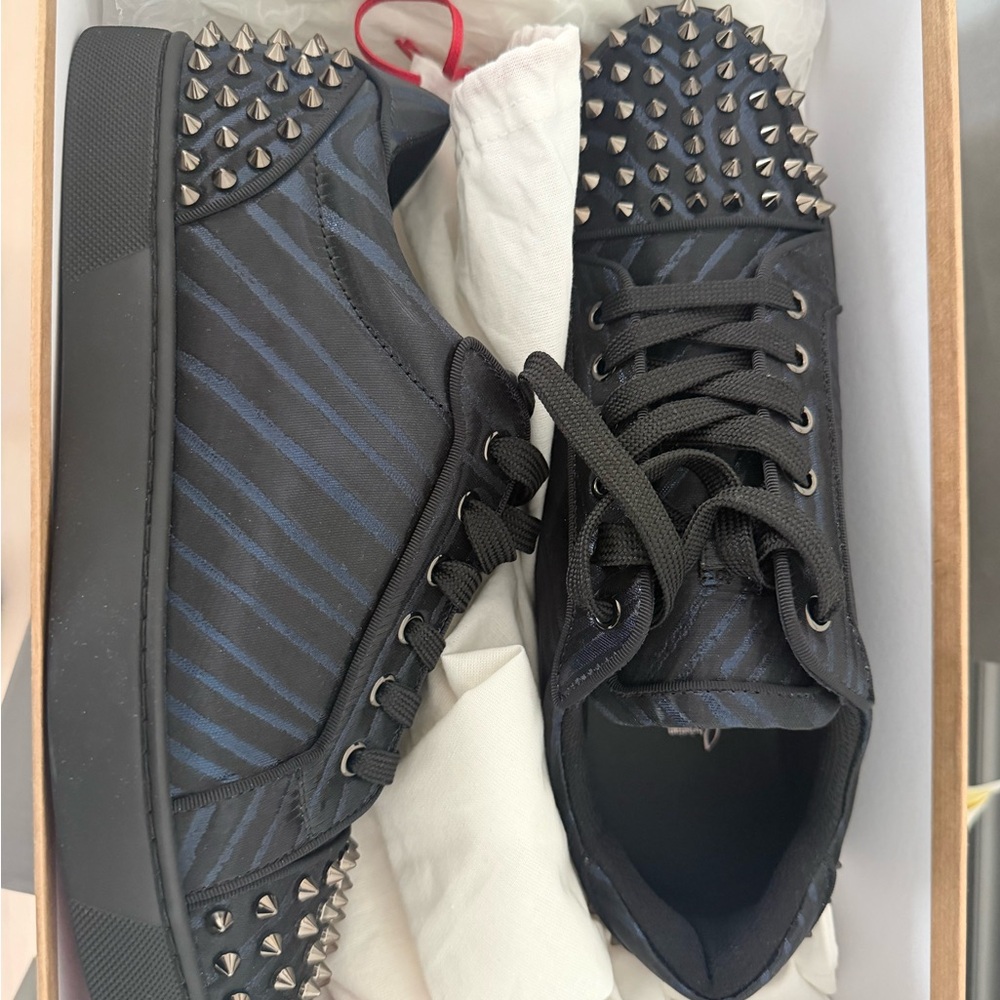 NWB Authentic Louboutin Studded Sneakers